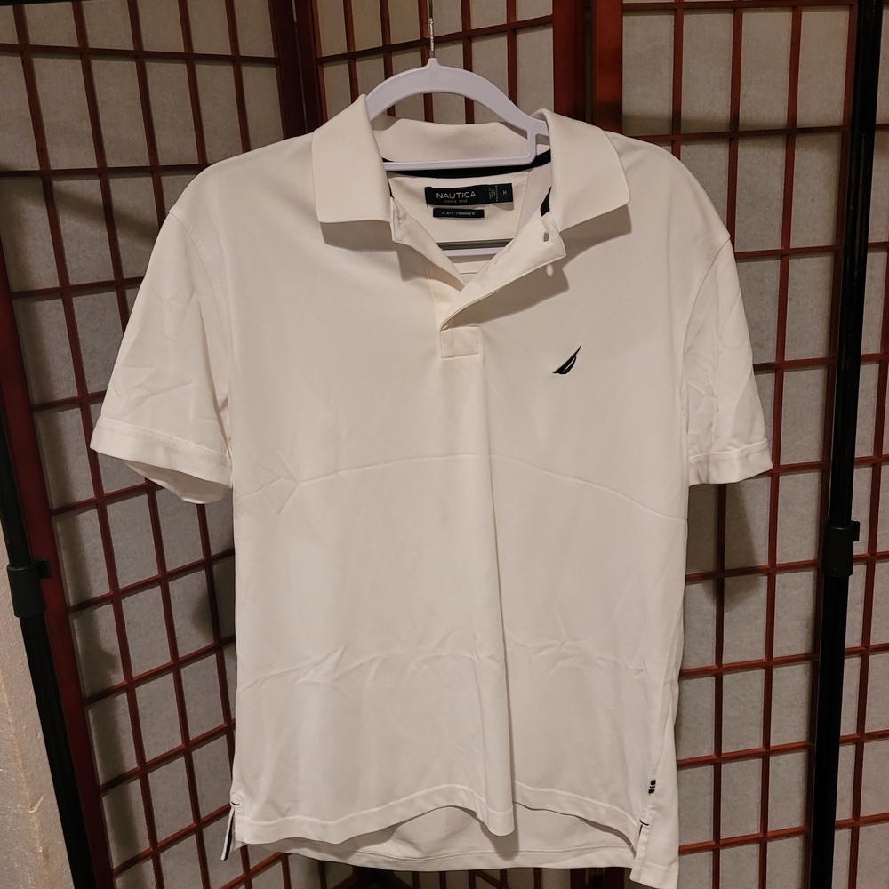 Nautica Men's White Polo Shirt